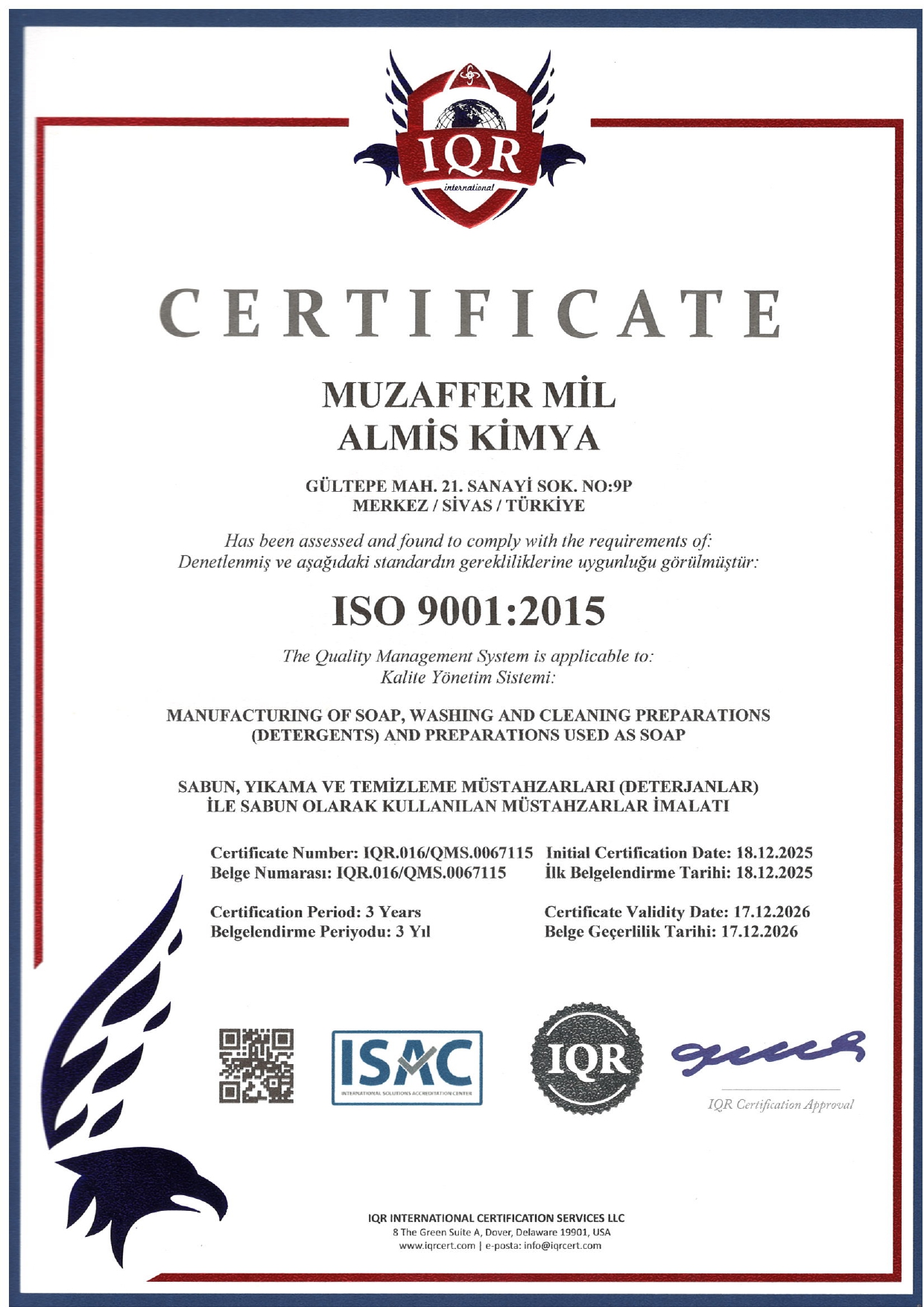 ISO 9001 2015 önizleme